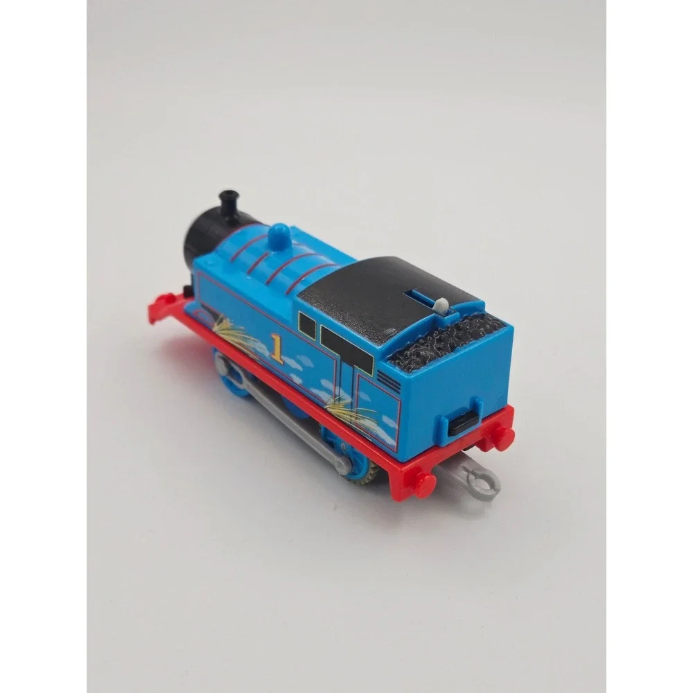 Mattel Thomas and Friends 2013 Gullane Motorized Blue Engine 1 w/Cargo Car WORKS